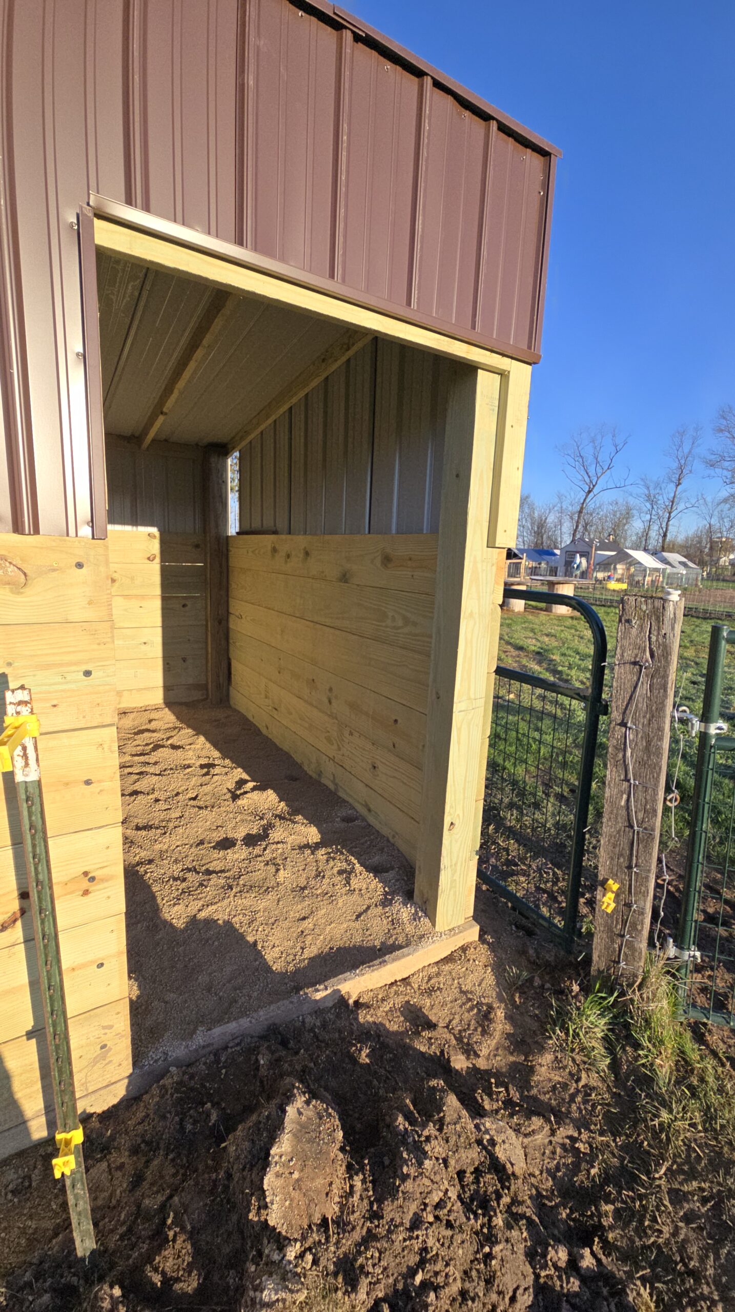 New animal shelter side view