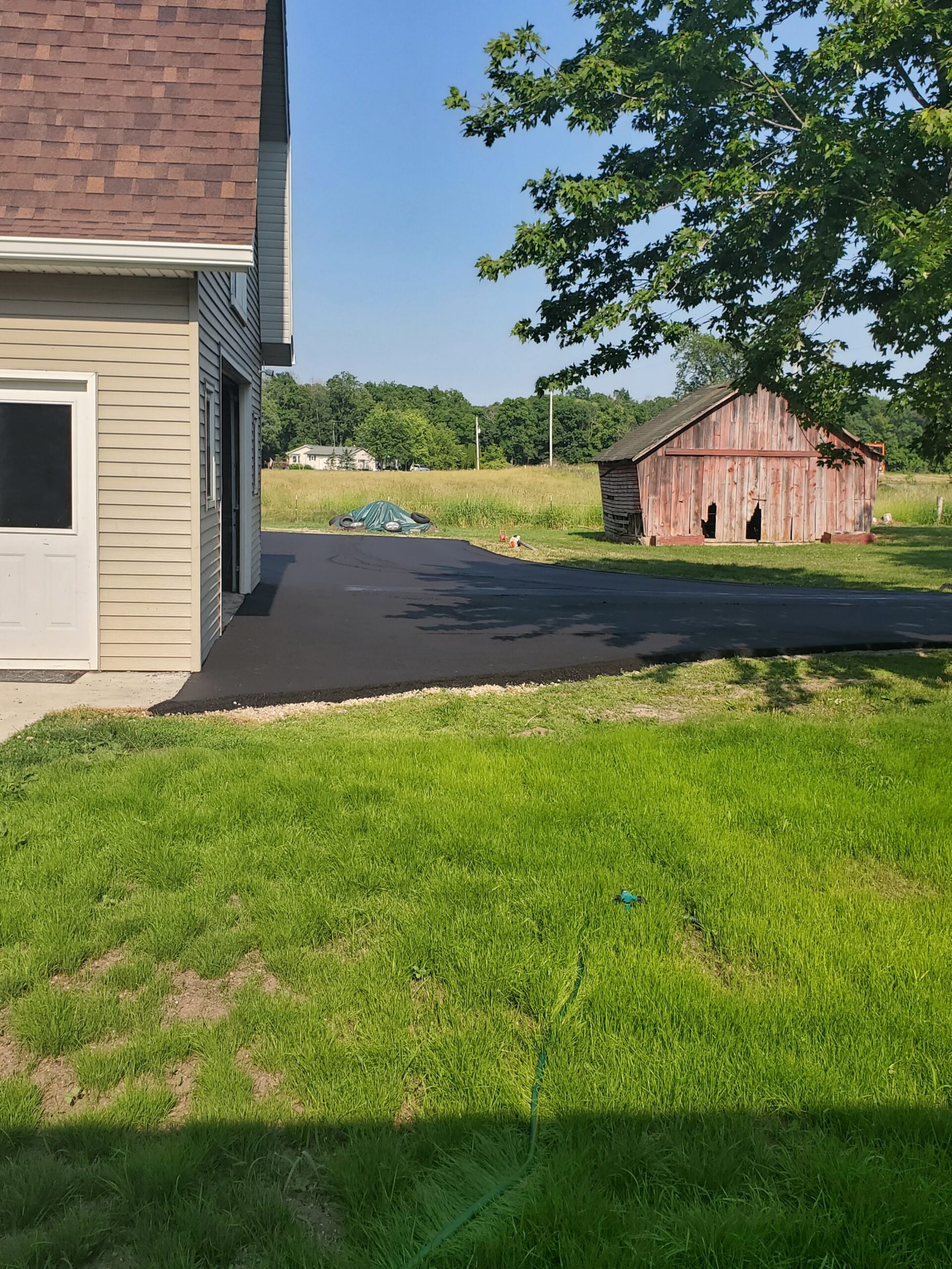 Driveway completed